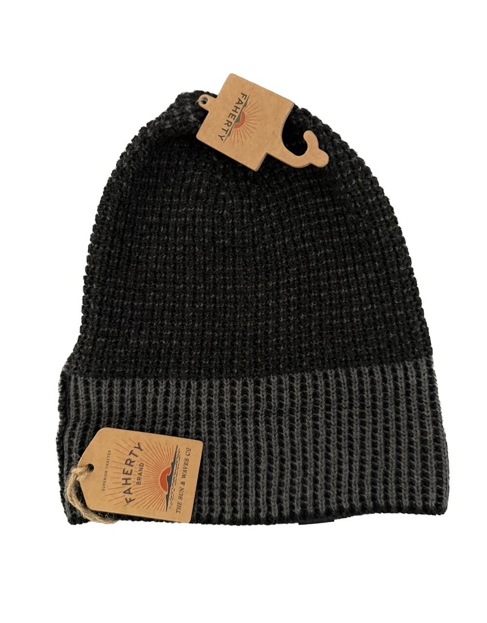 Faherty Winter Waffle Beanie Men's One Size Cotton Cashmere Blend NWT